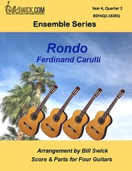 Bill Swick's Year 4, Quarter 2 - Ensembles for Four Guitars Guitar and Fretted sheet music cover Thumbnail